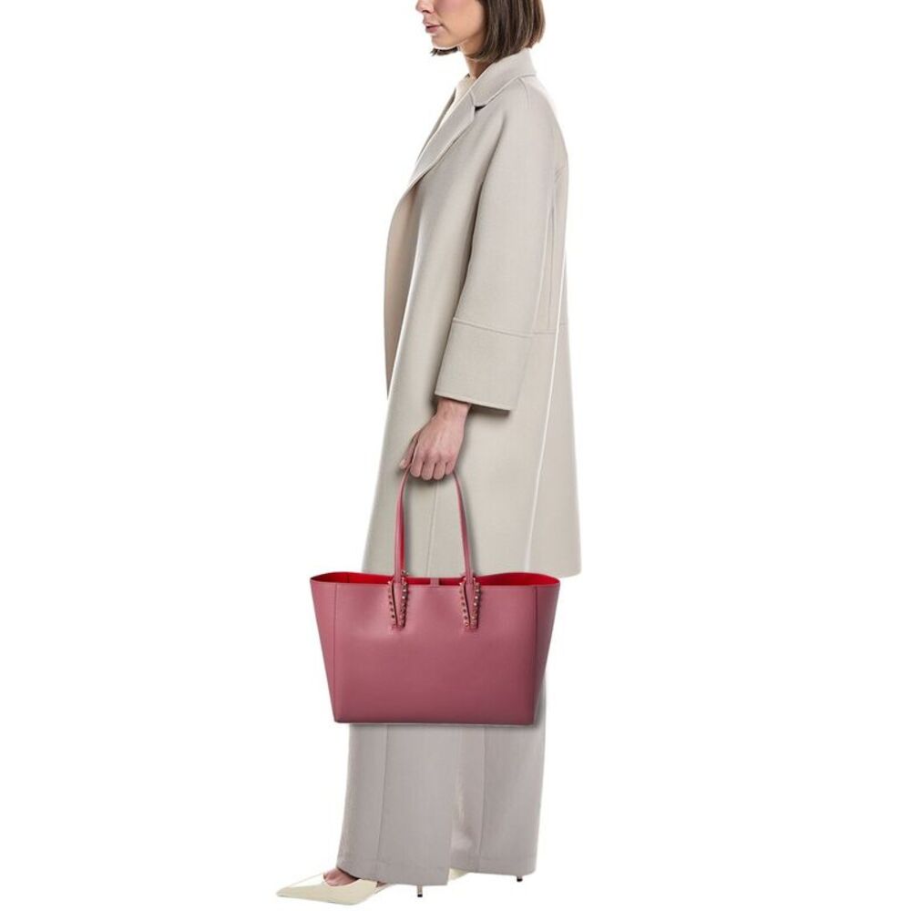 Christian Louboutin Cabata Small Leather Tote, Pink - Picture 4 of 4